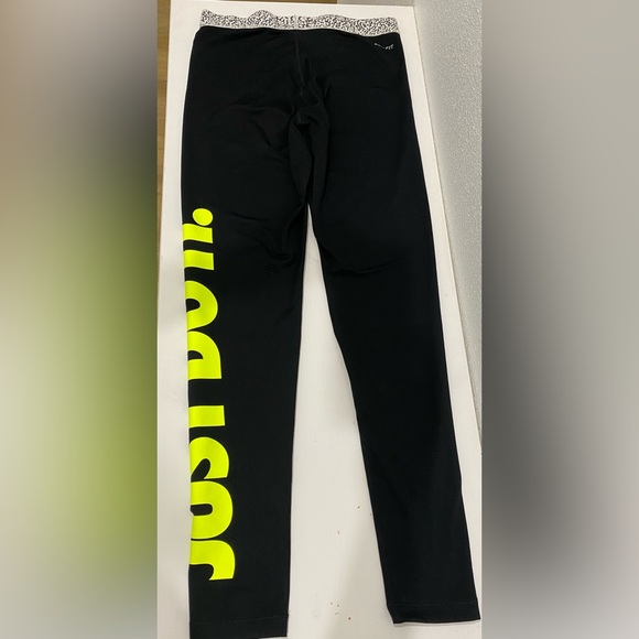 Nike Pro Hyperwarm Tights Mezzo Waistband Compression Black/Volt Women |Size S - Picture 6 of 10